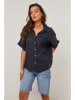 Le Monde du Lin Linnen blouse donkerblauw