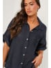 Le Monde du Lin Linnen blouse donkerblauw