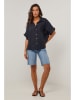 Le Monde du Lin Linnen blouse donkerblauw
