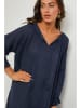 Le Monde du Lin Leinen-Kleid in Dunkelblau