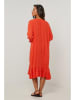 Le Monde du Lin Leinen-Kleid in Orange