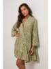Le Monde du Lin Kleid in Khaki
