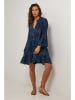 Le Monde du Lin Kleid in Dunkelblau