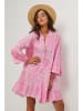Le Monde du Lin Kleid in Rosa