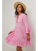 Le Monde du Lin Kleid in Rosa
