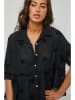 Le Monde du Lin Bluse in Schwarz
