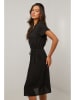 Le Monde du Lin Leinen-Kleid in Schwarz