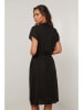 Le Monde du Lin Leinen-Kleid in Schwarz