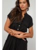 Le Monde du Lin Leinen-Kleid in Schwarz