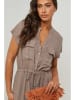 Le Monde du Lin Leinen-Kleid in Beige