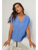 Le Monde du Lin Leinen-Bluse in Blau