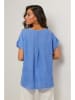 Le Monde du Lin Leinen-Bluse in Blau