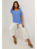 Le Monde du Lin Leinen-Bluse in Blau