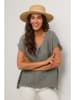 Le Monde du Lin Leinen-Bluse in Khaki
