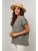 Le Monde du Lin Leinen-Bluse in Khaki