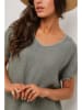 Le Monde du Lin Leinen-Bluse in Khaki