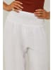 Le Monde du Lin Linnen broek wit