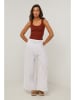 Le Monde du Lin Linnen broek wit
