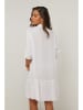 Le Monde du Lin Leinen-Kleid in Weiß