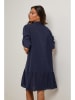 Le Monde du Lin Leinen-Kleid in Dunkelblau