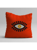 ABERTO DESIGN 3-delige set: kussenhoezen petrol/oranje/rood