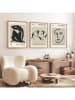 ABERTO DESIGN 3er-Set: Gerahmte Kunstdrucke