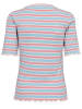 NÜMPH Shirt in Hellblau/ Rosa