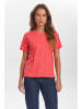 NÜMPH Shirt in Rot/ Bunt