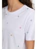NÜMPH Shirt in Weiß/ Bunt