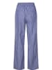 NÜMPH Broek blauw/wit