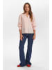 NÜMPH Blouse rood/crème