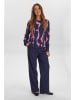 NÜMPH Sweatshirt in Dunkelblau/ Pink
