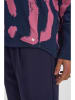NÜMPH Sweatshirt in Dunkelblau/ Pink