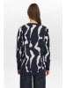 NÜMPH Sweatshirt donkerblauw/crème