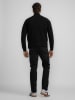 Petrol Sweatjacke in Schwarz
