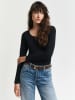 Gant Longsleeve in Schwarz