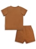 Denokids 2tlg. Outfit "Dino" in Hellbraun