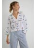 Josephine & Co Bluse "Dustin" in Weiß/ Blau