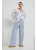 Josephine & Co Bluse "Dustin" in Weiß/ Blau