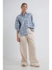 Josephine & Co Blouse "Devan" crème/lichtblauw