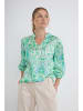 Josephine & Co Blouse "Denver" groen/lichtblauw/crème