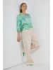 Josephine & Co Blouse "Denver" groen/lichtblauw/crème