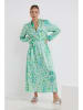Josephine & Co Kleid "Dahlia" in Grün/ Blau/ Creme
