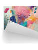 Orangewallz Druk artystyczny "Colourful Painted Flowers I" w ramce na zewnątrz