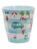 Overbeck and Friends Becher "Beach Life 1" in Hellblau - 250 ml