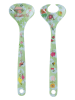 Overbeck and Friends Salatbesteck "Oh Happy Day" in Grün - (L)26,5 cm