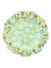 Overbeck and Friends Speiseteller ''Oh Happy Day'' in Grün - Ø 26 cm