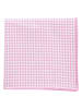 Overbeck and Friends Tischdecke "Elli" in Rosa/ Weiß - (L)150 x (B)150 cm