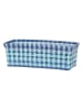 Overbeck and Friends Blumenkörbchen "Marina" in Blau - (B)41 x (H)18 x (T)14,5 cm