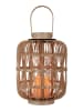 näve LED-Dekoleuchte "Korbinian" in Beige - (H)32,5 x Ø 23,5 cm